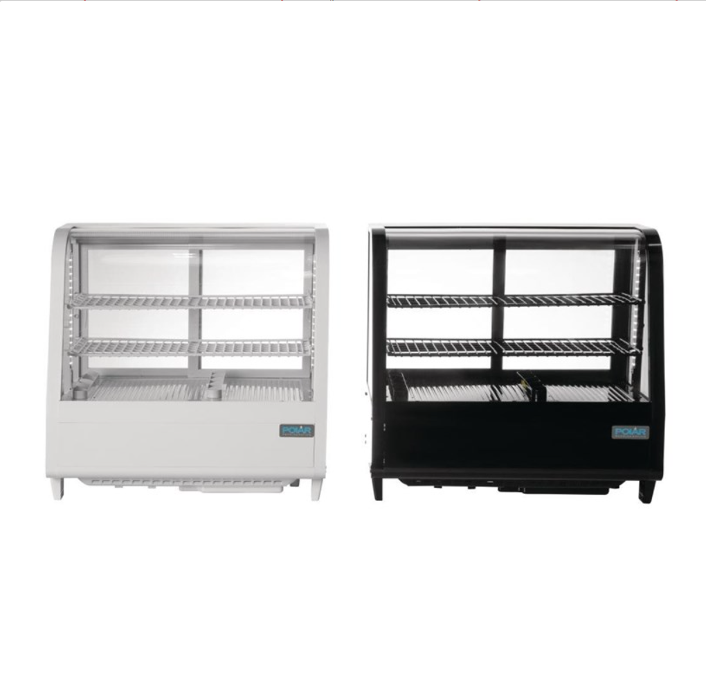 Vitrine réfrigérée de comptoir 100L Polar Série C noire