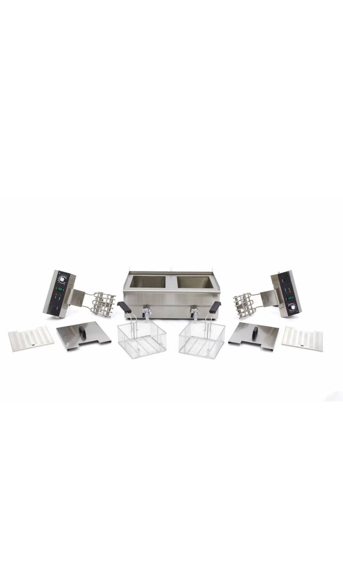 Friteuse 2 bacs 16L 230v