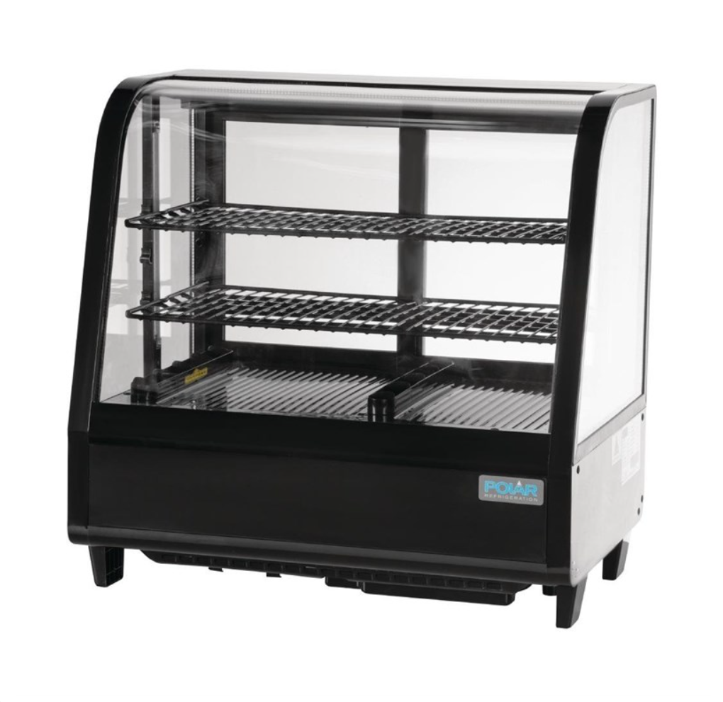 Vitrine réfrigérée de comptoir 100L Polar Série C noire