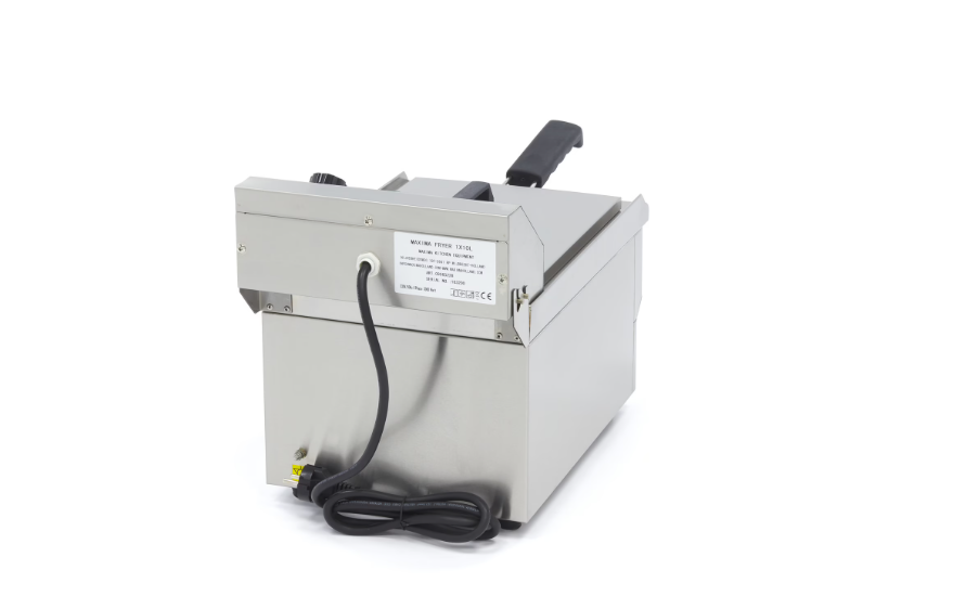 Friteuse Électrique Professionnelle 10L avec Robinet – 3000W – 230V – Inox Compacte