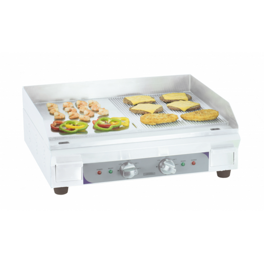 Plaque à Snacker Électrique Premium Casselin – Lisse / Rainurée – 600 x 400 mm – 3600W