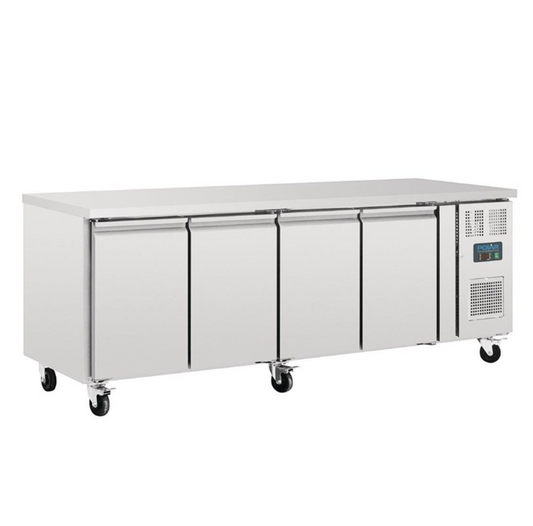 Table Réfrigérée Positive 4 Portes 553 L Polar Série U (G598) Disponible chez EVM