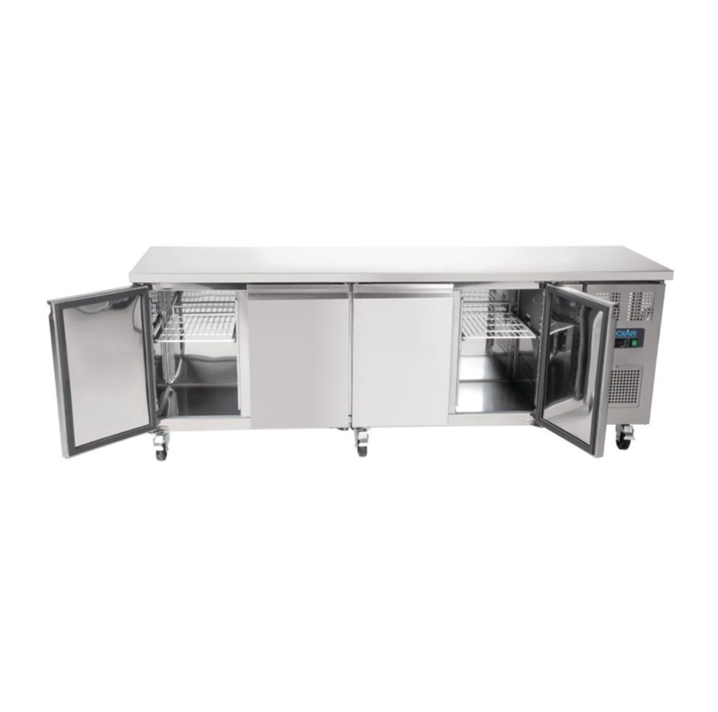 Table Réfrigérée Positive 4 Portes 449 L Polar Série U (G379) Disponible chez EVM