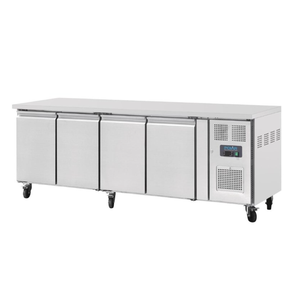 Table Réfrigérée Positive 4 Portes 449 L Polar Série U (G379) Disponible chez EVM