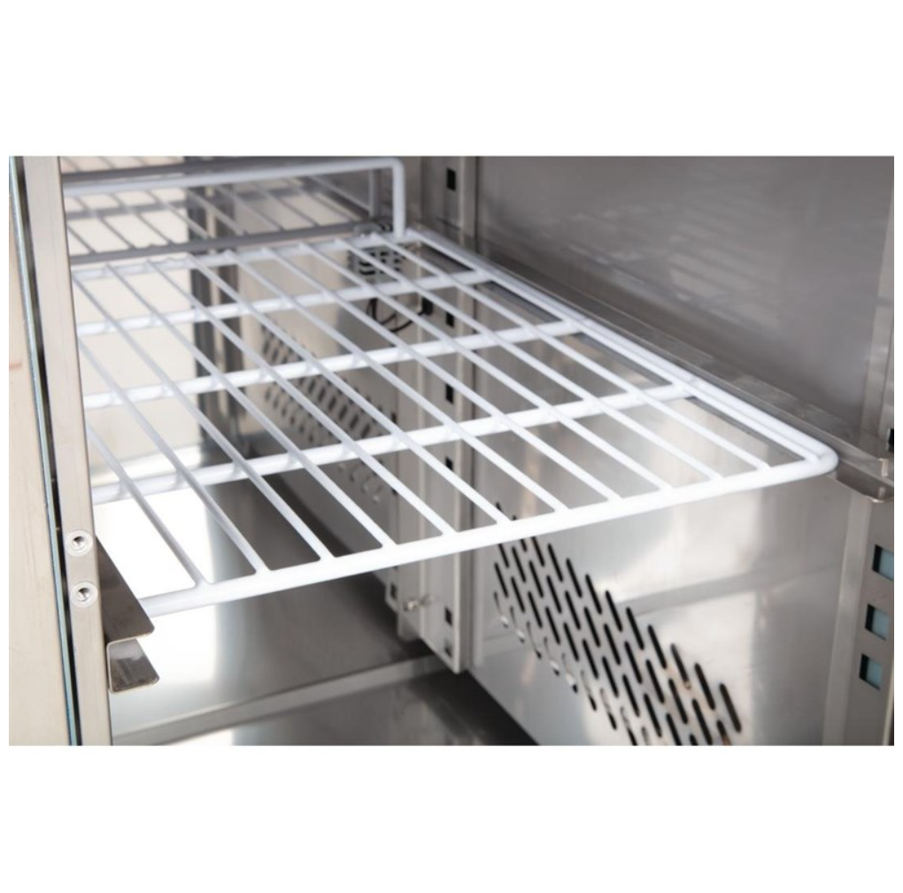 Table Réfrigérée Positive 4 Portes 449 L Polar Série U (G379) Disponible chez EVM