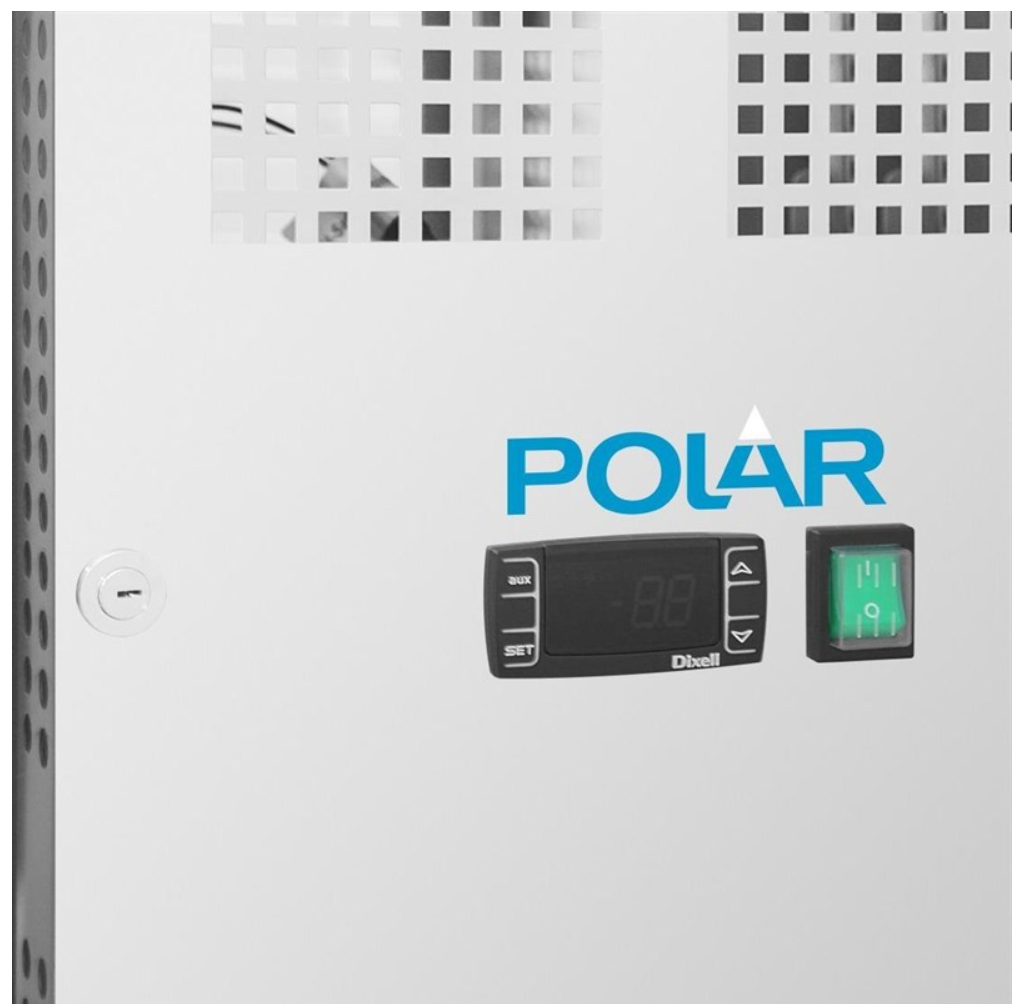Tour Pâtissier 3 Portes avec Plan de Travail en Marbre – Polar Série U (UA082) Disponible chez EVM