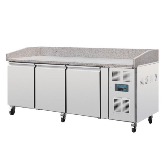 Tour Pâtissier 3 Portes avec Plan de Travail en Marbre – Polar Série U (UA082) Disponible chez EVM