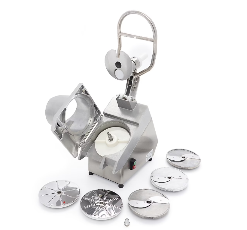 Coupe-légumes professionnel – 750 W – 450 kg/h – avec 5 disques inclus