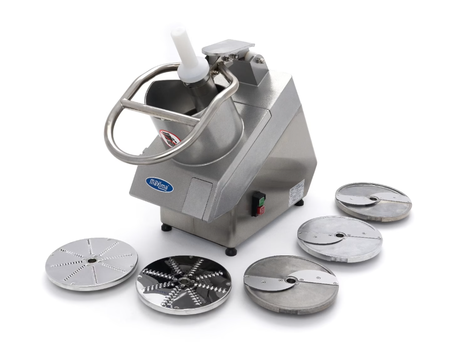 Coupe-légumes professionnel – 750 W – 450 kg/h – avec 5 disques inclus