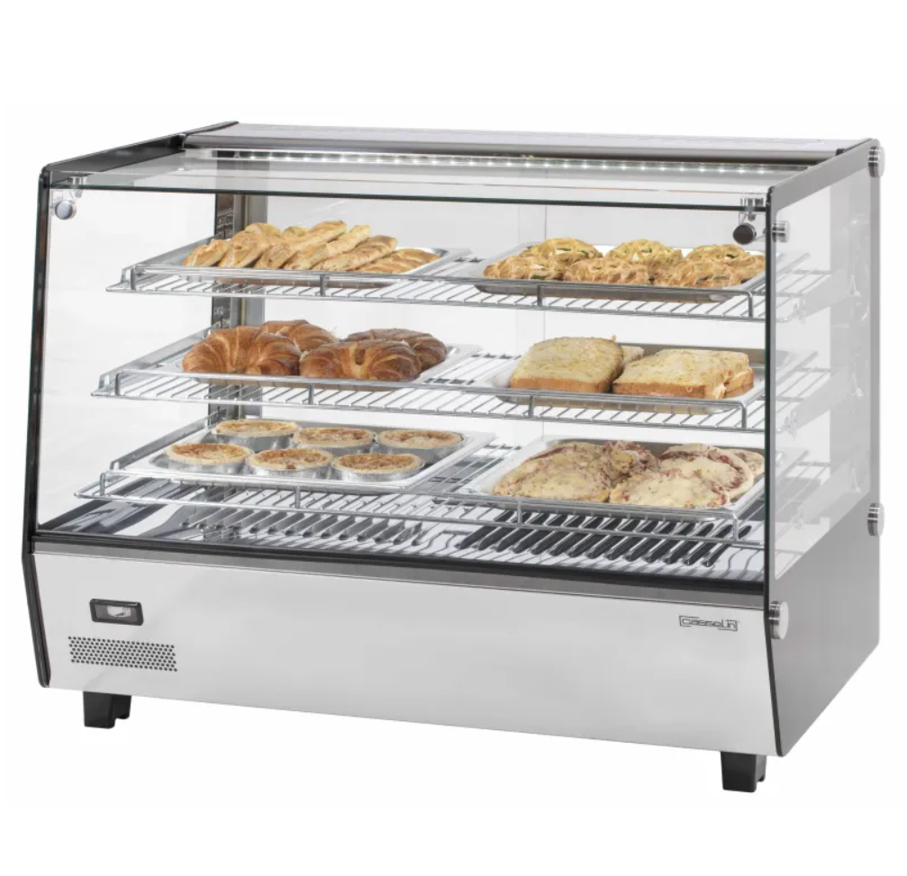 Vitrine Chauffante Encastrable Casselin – 160L – Inox – 30 à 90°C – LED – 1500W