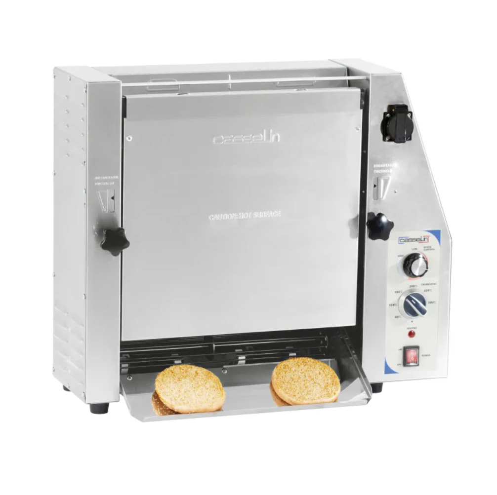 Toasteur Vertical Grande Vitesse Casselin – 3600 Toasts/h – Inox – 2200W – 60 à 300°C