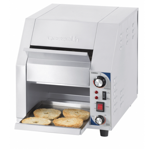 Toasteur Convoyeur Casselin Small – 600 Toasts/h – Inox – Thermostat + Vitesse Réglable – 2300W