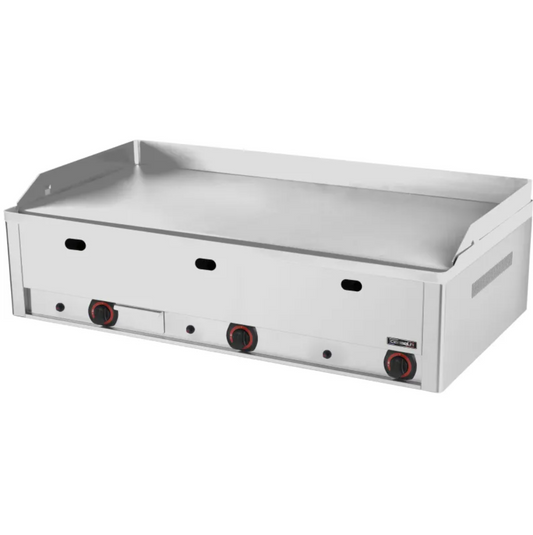 Plaque à Snacker Gaz Casselin 90 – Chrome Texturé – 970 x 480 mm – 12 000W – AISI 304