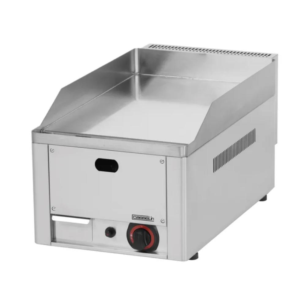 Plaque à Snacker Gaz Casselin 30 – Chrome Texturé – 320 x 480 mm – 4000W – AISI 304