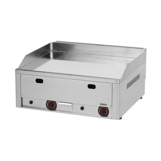 Plaque à Snacker Gaz Casselin 60 – Chrome Texturé – 650 x 480 mm – 8000W – AISI 304