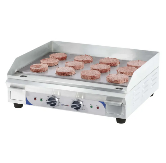 Plaque à Snacker Électrique Premium Casselin – Lisse/Lisse – 600x400 mm – 3600W – Édition Coupe de France du Burger