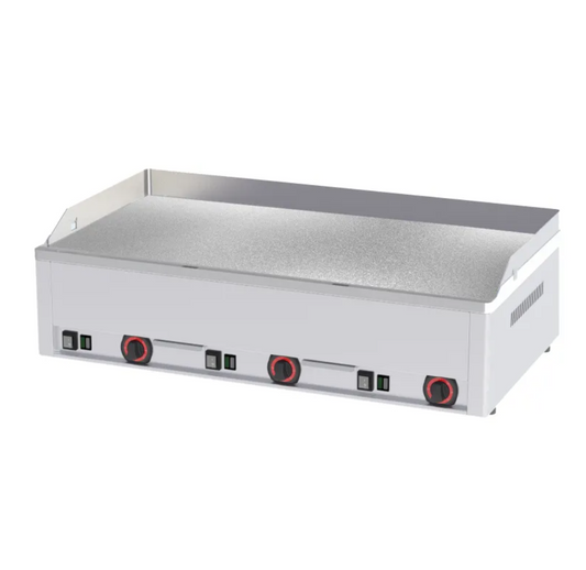 Plaque à Snacker Électrique Casselin 90 – Chrome Texturé – 970 x 480 mm – 9000W – 400V – AISI 304