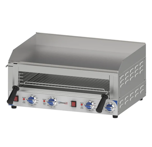 Plaque à Snacker Électrique Casselin 700 avec Toasteur Intégré – 700 x 400 mm – 7000W – Inox – 400V