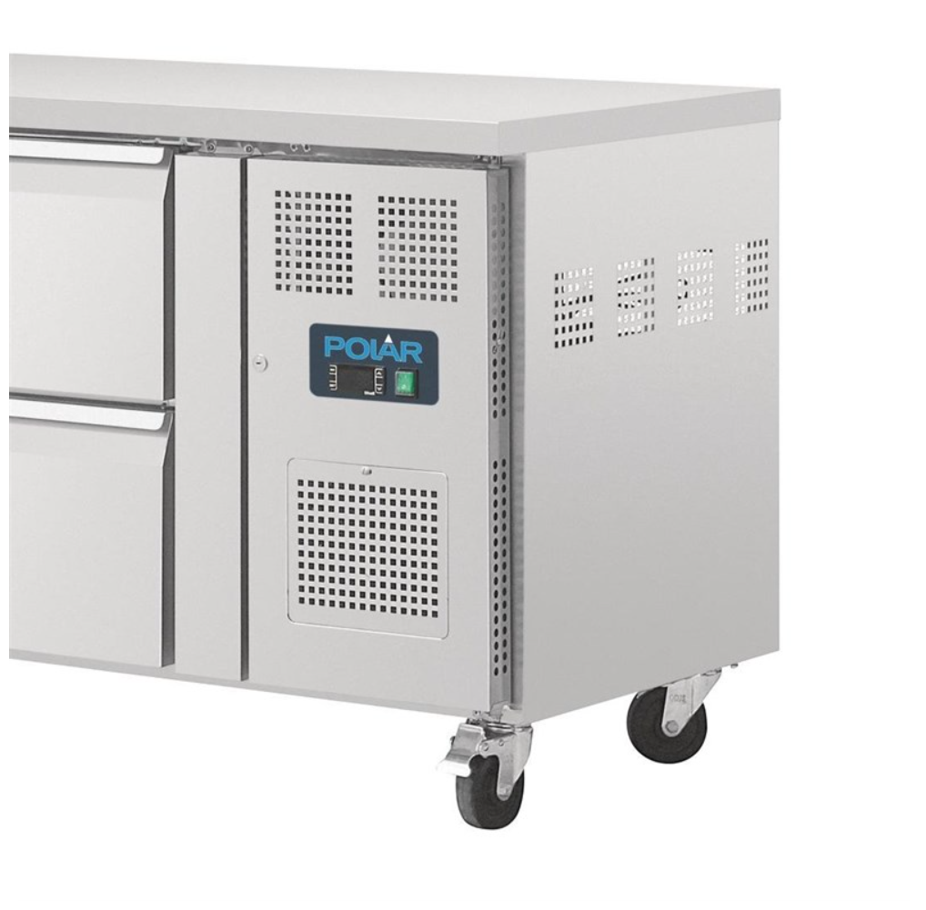 Table Réfrigérée GN 1/1 Ventilée 8 Tiroirs Polar Série U Disponible chez EVM