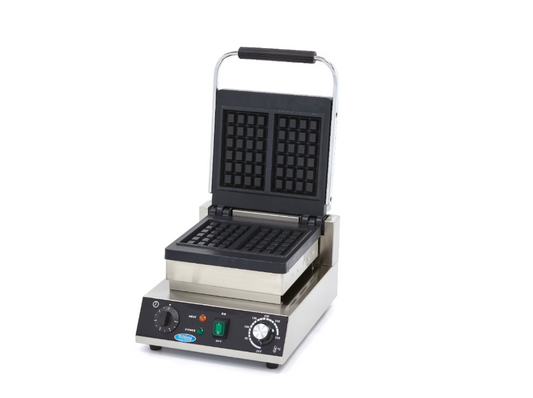 Gaufrier professionnel double – 2 gaufres belges – 1500 W – Thermostat & minuterie