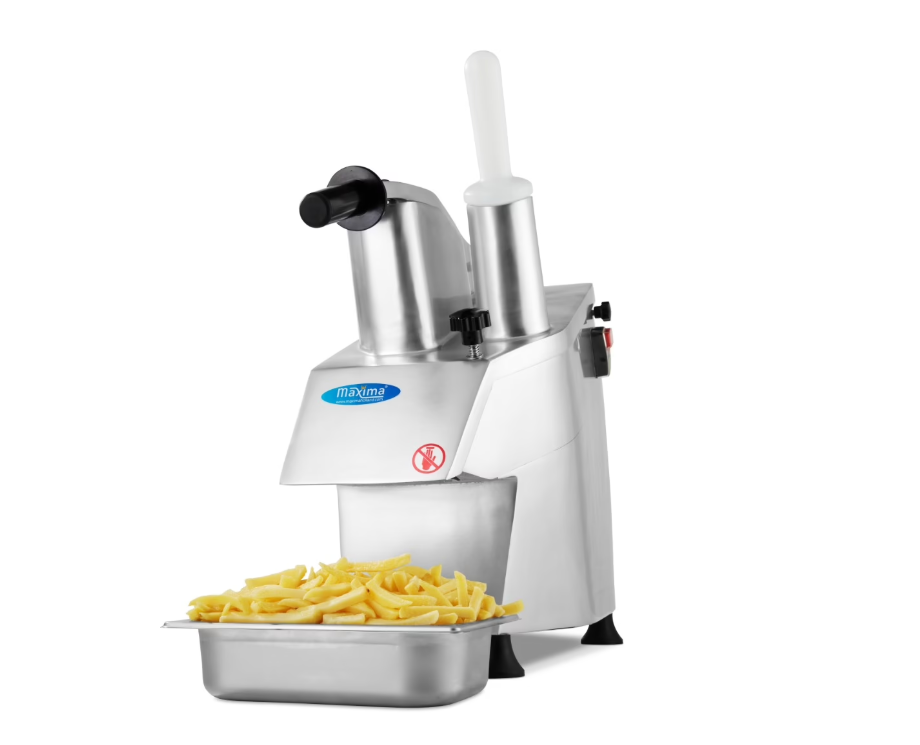 Coupe-légumes professionnel – 550 W – 450 kg/h – avec 5 disques de coupe inclus