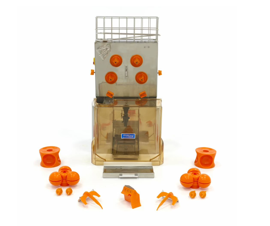 Presse-orange électrique professionnel – 200 W – 25 oranges/min – 8 kg – avec robinet