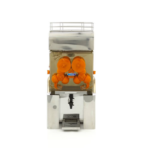 Presse-orange électrique professionnel – 200 W – 25 oranges/min – Bac 20 kg – avec robinet