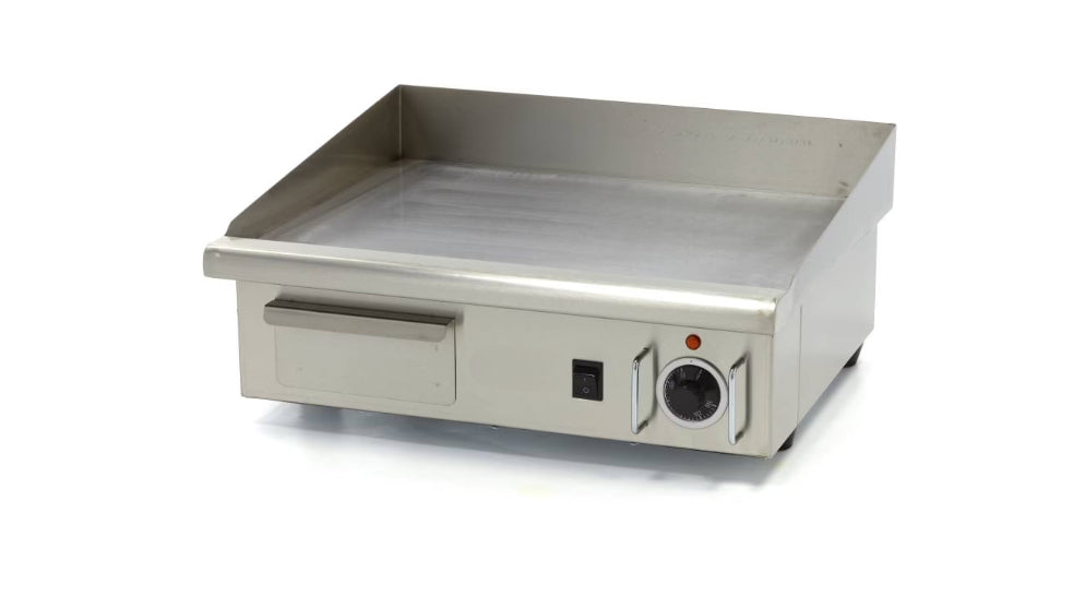 Plaque de Cuisson en Chrome Lisse – 55 cm – 230V