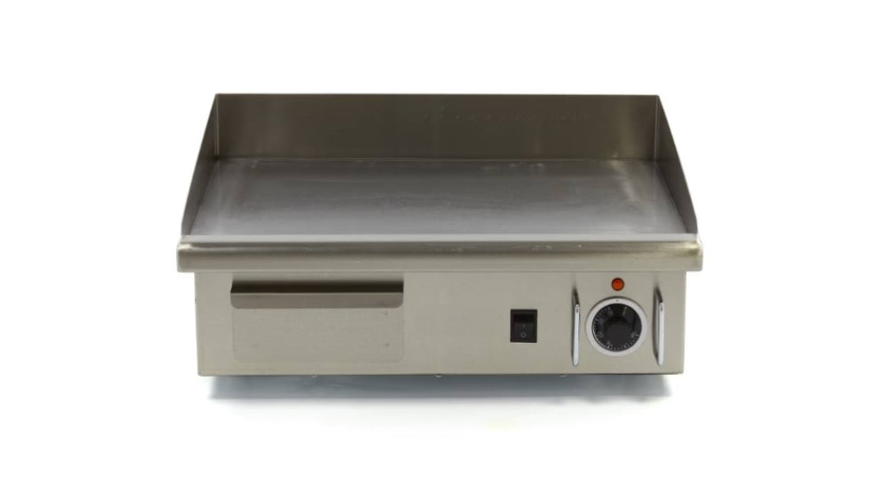 Plaque de Cuisson en Chrome Lisse – 55 cm – 230V